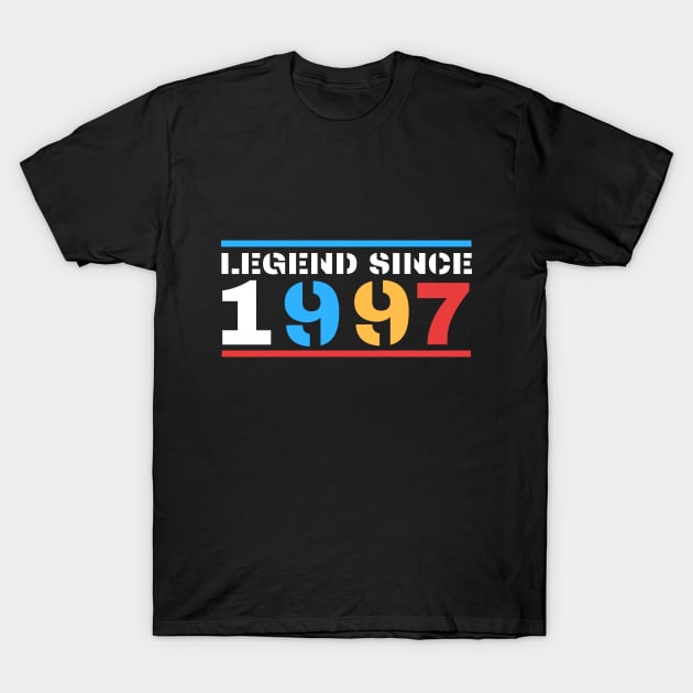 Legend Since 1997 T-Shirt by BestOfArtStore